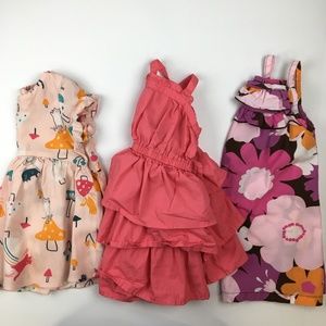 Girls Bundle 3 Dresses Summer/Spring Floral CUTE!